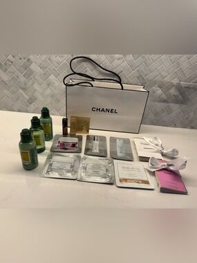 LUXURY BEAUTY SAMPLE BUNDLE ✨ Chanel, Sisley & L’Occitane, Perfume & Skincare
